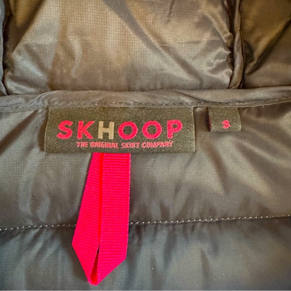 Skhoop Women’s Metallic Down Jacket With Hood Size Small - Picture 4 of 13
